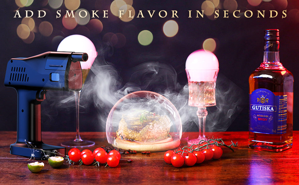 Aromatic Smoke Bubble Tool with Flavored Oils & Solution Included